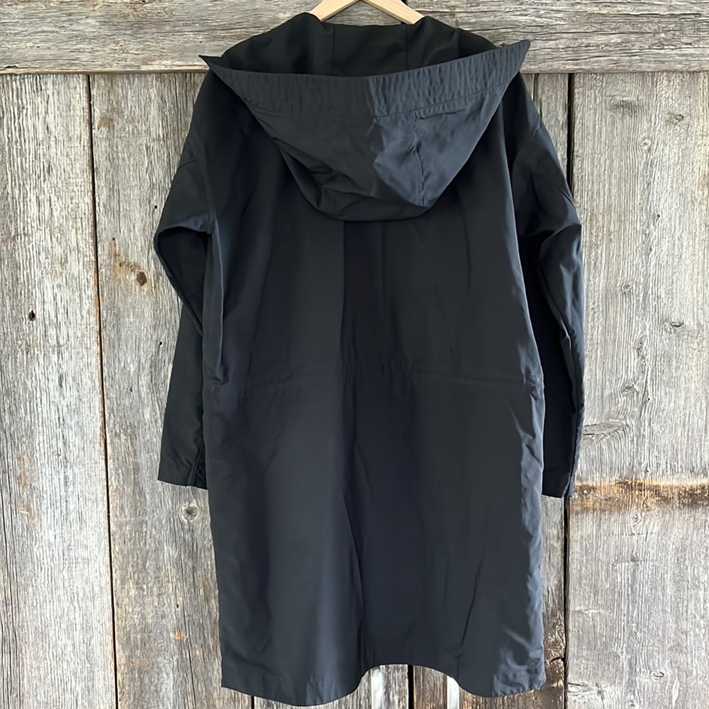 Everlane Black Trench Coat - Picture 4 of 13